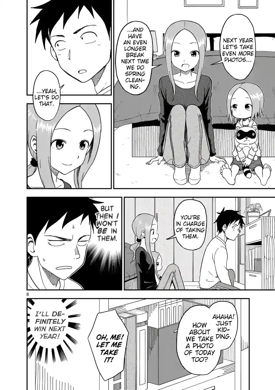 Karakai Jouzu no (Moto) Takagi-san Chapter 71 8